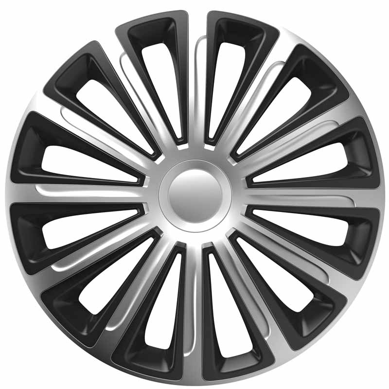 Βλησαρούλης Car Center - Τάσια Τροχών Αυτοκινήτου 15" Trend 116841 Ασημί & Μαύρο CBX 4 Τεμάχια