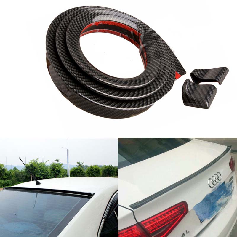 Βλησαρούλης Car Center - Αεροτομή Πορτ Παγκάζ Universal Lipspoiler Carbon 145x4cm Από Abs Πλαστικό (Soft)