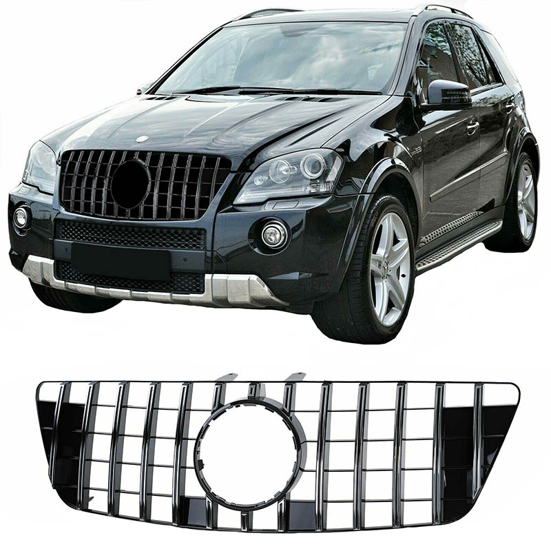 Βλησαρούλης Car Center - Μάσκα Για Mercedes-Benz ML-Class W164 08-11 GT Amg Panamericana Look Μαύρο/Χρώμιο 1 Τεμάχιο