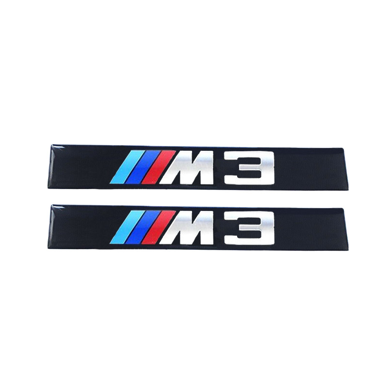 Βλησαρούλης Car Center - Αυτοκόλλητο Σήμα Bmw M3 11x1.5 cm Με Επικάλυψη Σμάλτου 2 Τεμάχια