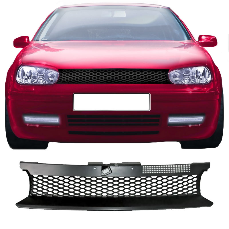Βλησαρούλης Car Center - Μάσκα Για Vw Golf IV (4) 98-04 Κυψελωτή Μαύρη 1 Τεμάχιο