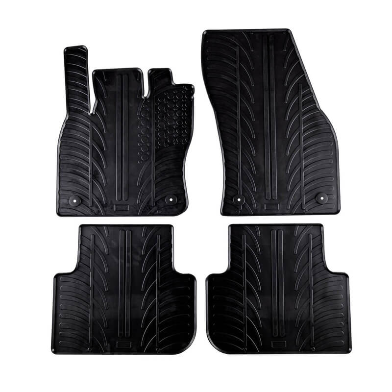 Βλησαρούλης Car Center - Πατάκια Αυτοκινήτου Gledring 0646 VW Tiguan 2016- Μαύρο 4 Τεμάχια