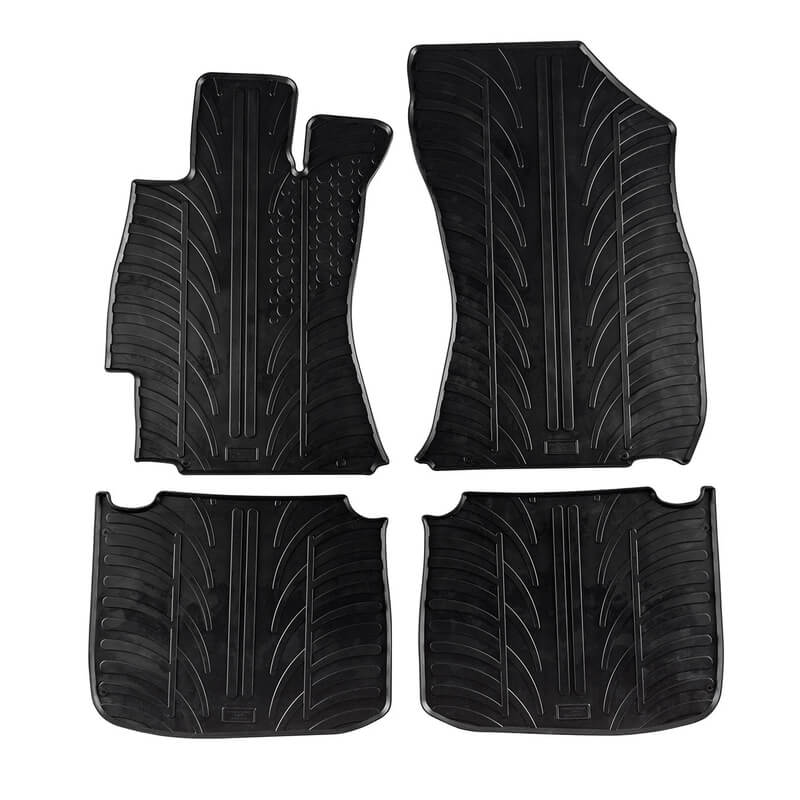Βλησαρούλης Car Center - Πατάκια Αυτοκινήτου Gledring 0676 Subaru Outback 2014-2019 Μαύρο 4 Τεμάχια