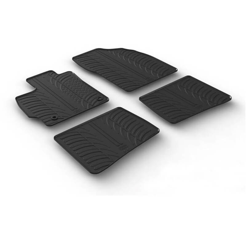 Βλησαρούλης Car Center - Πατάκια Αυτοκινήτου Gledring 0692 Toyota Prius 2012-2016 Μαύρο 4 Τεμάχια