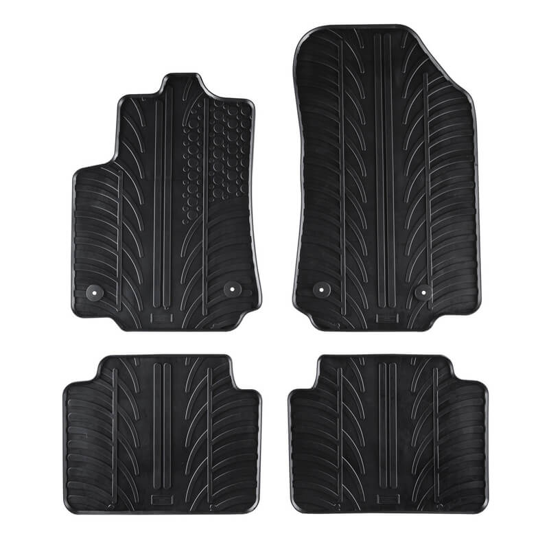 Βλησαρούλης Car Center - Πατάκια Αυτοκινήτου Gledring 0721 Citroen C3 Aircross 2017- Μαύρο 4 Τεμάχια