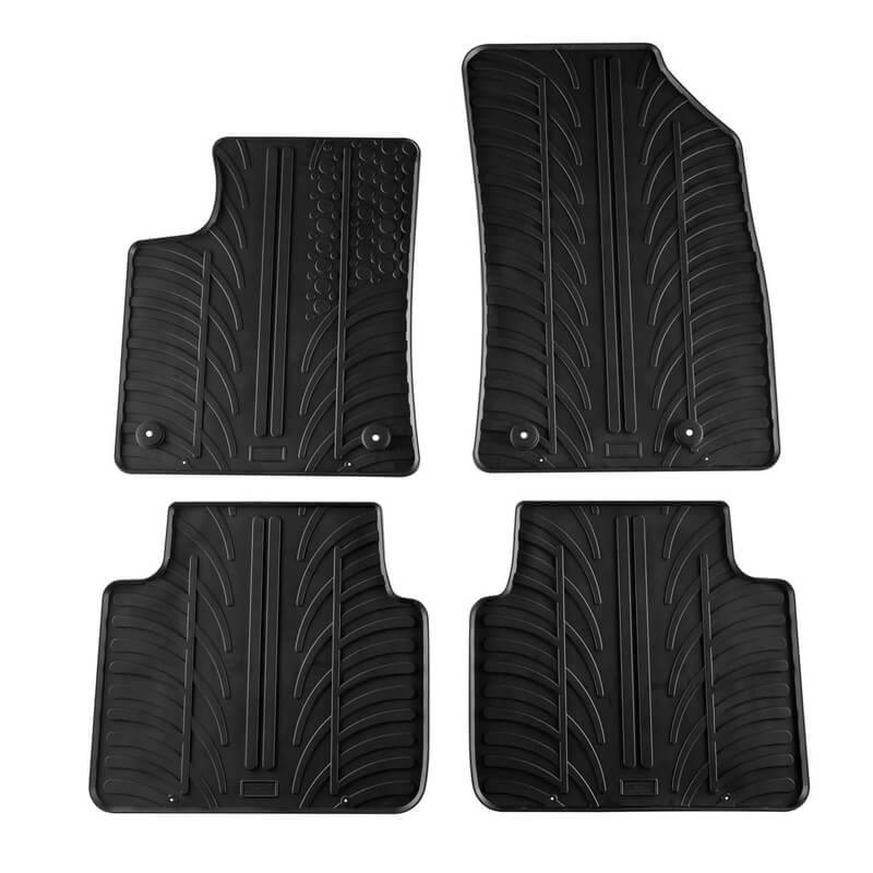 Βλησαρούλης Car Center - Πατάκια Αυτοκινήτου Gledring 0096 Opel Crossland X 2017-  Μαύρο 4 Τεμάχια