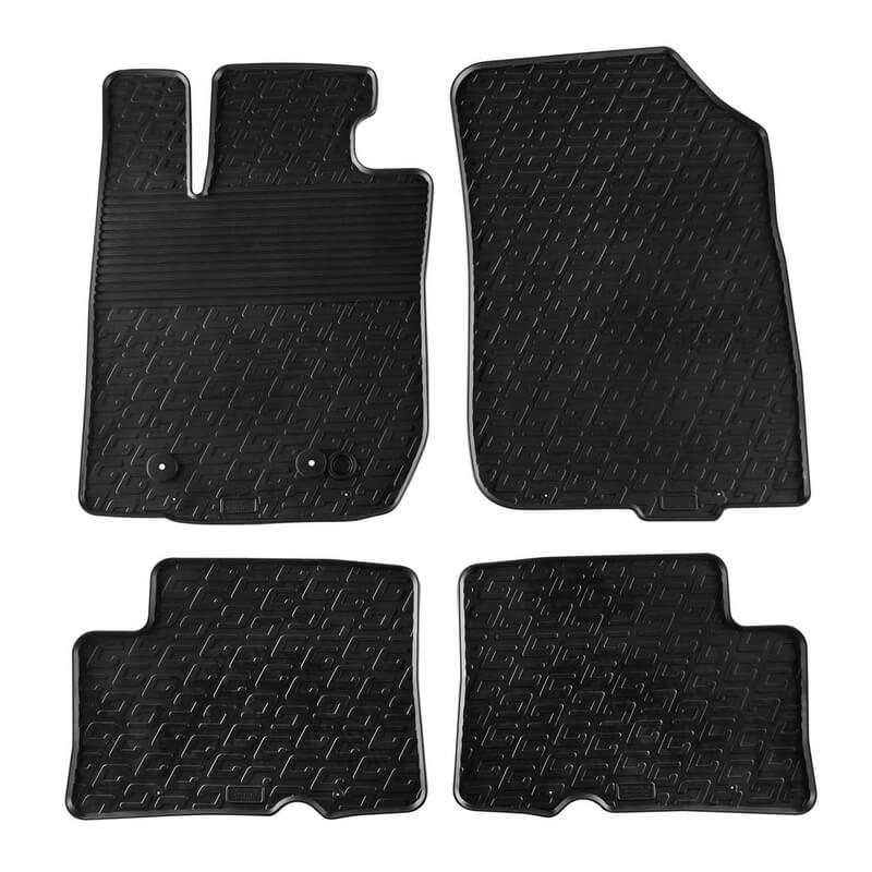 Βλησαρούλης Car Center - Πατάκια Αυτοκινήτου Gledring 0173 Dacia Duster 4x4 2010-2015 Μαύρο 4 Τεμάχια