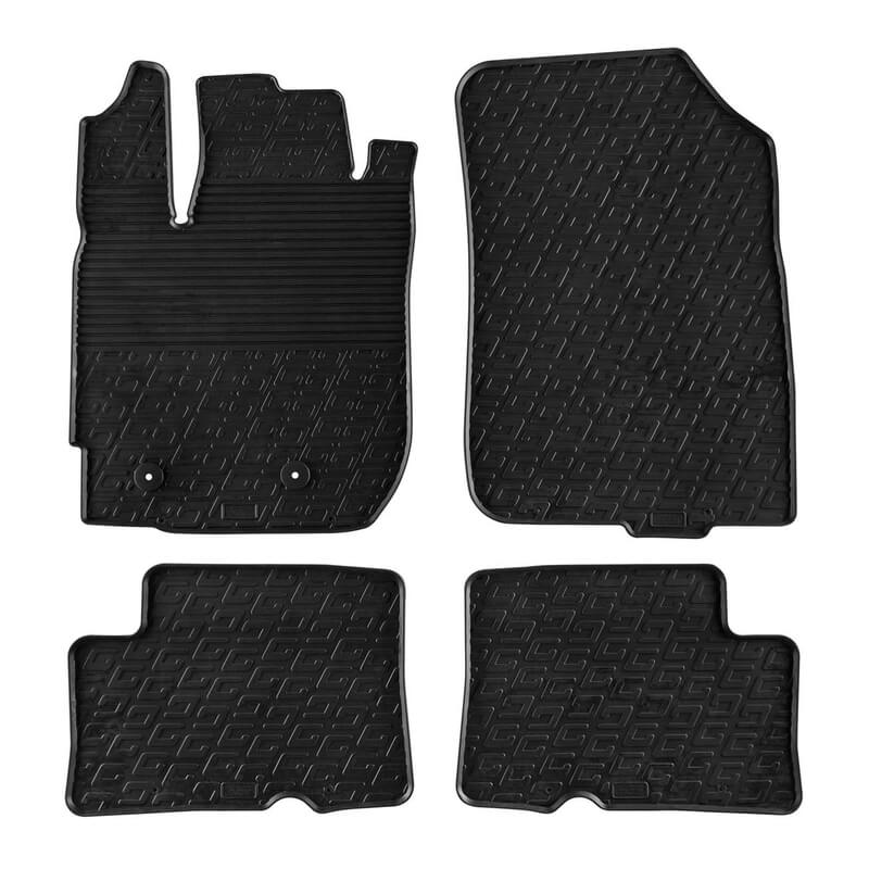 Βλησαρούλης Car Center - Πατάκια Αυτοκινήτου Gledring 0178 Dacia Duster 4WD/2WD 2015-2017 Μαύρο 4 Τεμάχια