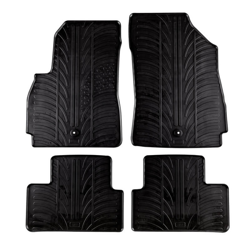 Βλησαρούλης Car Center - Πατάκια Αυτοκινήτου Gledring 0186 Chevrolet Orlando 2010-  Μαύρο 4 Τεμάχια