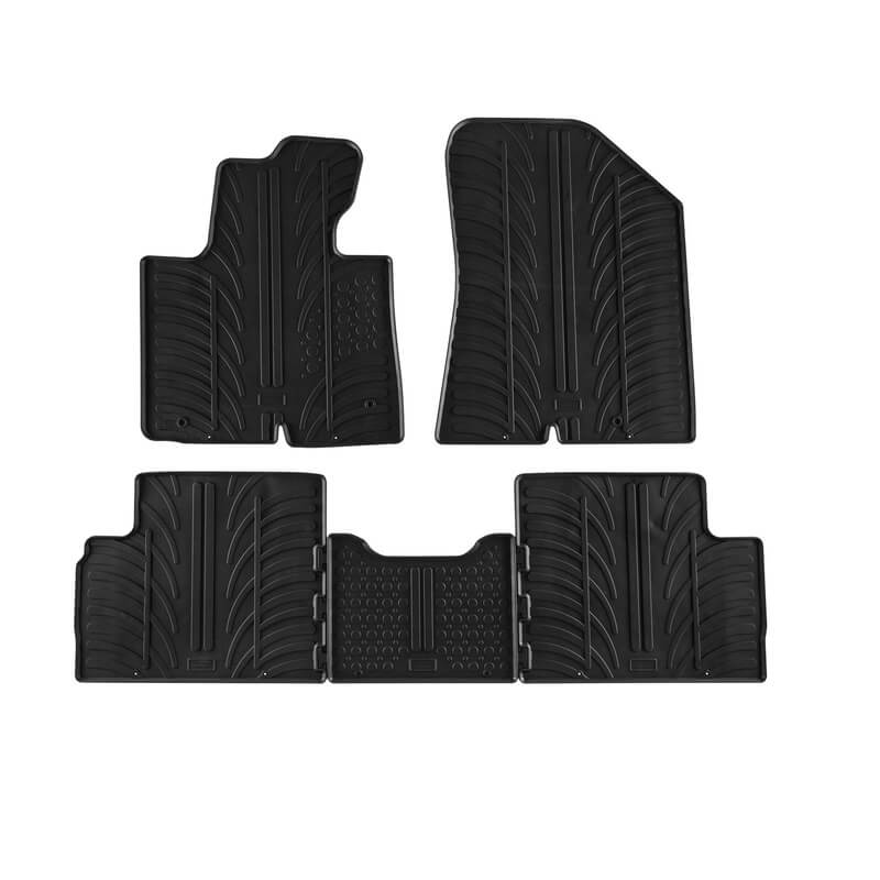 Βλησαρούλης Car Center - Πατάκια Αυτοκινήτου Gledring 0238 Kia Carens 2013- Χειροκίνητο Μαύρο 4 Τεμάχια