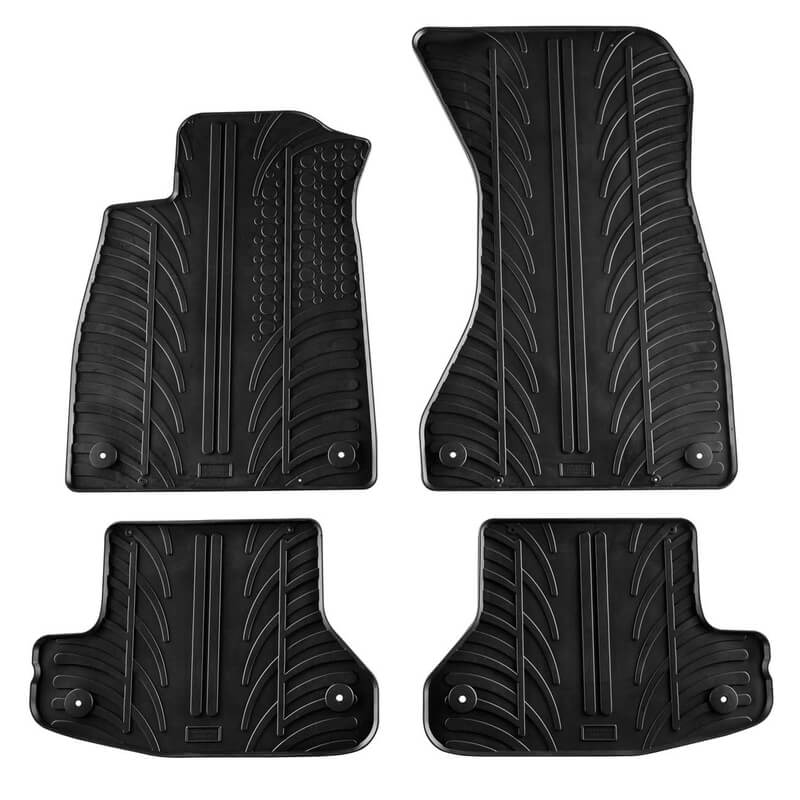 Βλησαρούλης Car Center - Πατάκια Αυτοκινήτου Gledring 0258 Audi A5 Coupe 8T 2016- 2 Πόρτες Μαύρο 4 Τεμάχια