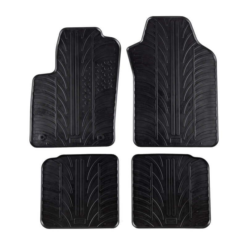 Βλησαρούλης Car Center - Πατάκια Αυτοκινήτου Gledring 0372 Lancia Ypsilon 2011- Μαύρο 4 Τεμάχια