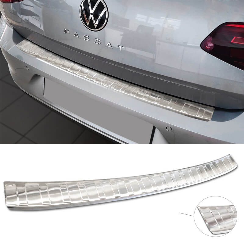 Βλησαρούλης Car Center - Προστατευτικό Πίσω Προφυλακτήρα Για Vw Passat B8 15+ Από Ανοξείδωτο Ατσάλι (Steel)