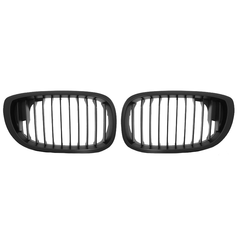 Βλησαρούλης Car Center - Καρδιές Μάσκας Για Bmw 3 E46 03-06 Coupe/Cabrio Μαύρο Ματ 2 Τεμάχια