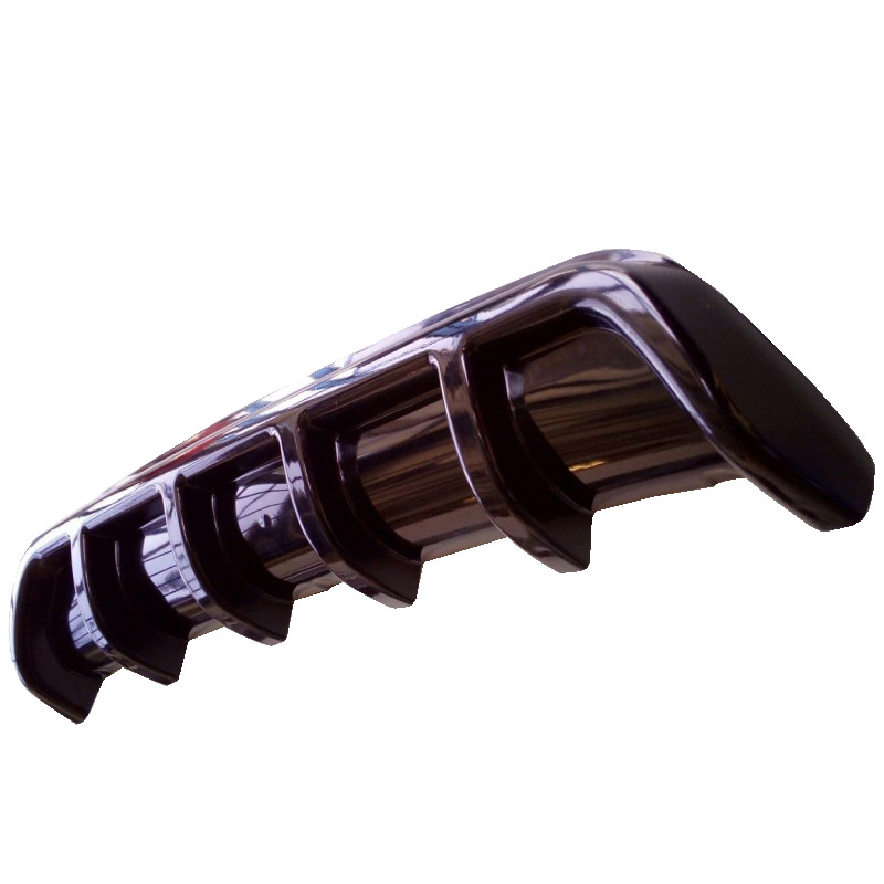 Βλησαρούλης Car Center - Diffuser Πίσω Προφυλακτήρα Universal Sport Look Μαύρο Από Abs Πλαστικό 1 Τεμάχιο
