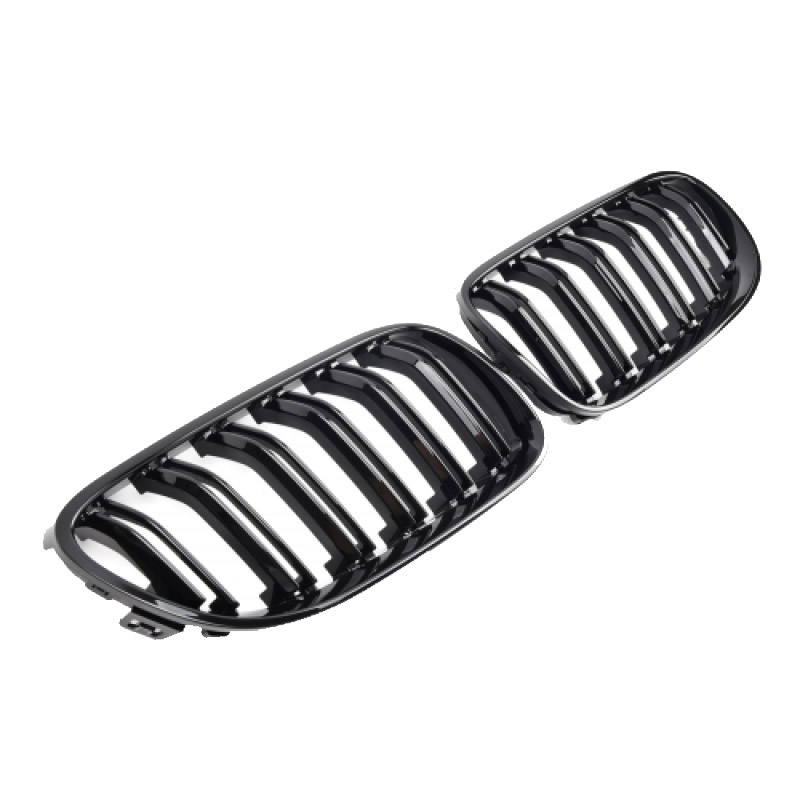 Βλησαρούλης Car Center - Καρδιές Μάσκας Για Bmw 3 E92 /E93 11-13 M4 Look Με Διπλή Γρίλια Μαύρο Γυαλιστερό 2 Τεμάχια