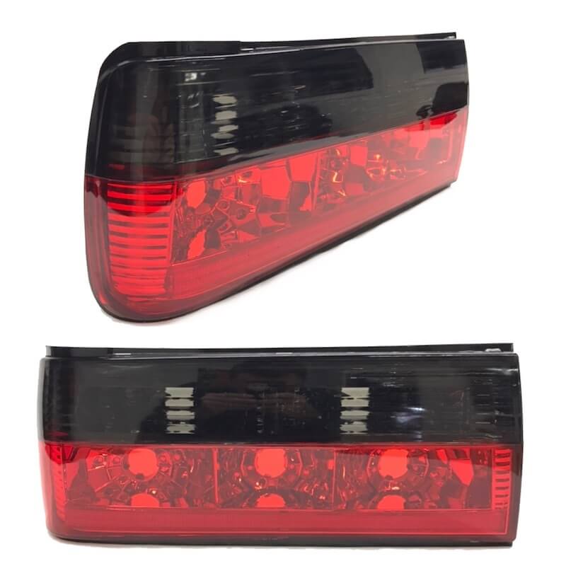 Βλησαρούλης Car Center - Πισινά Φανάρια Set Για Bmw 3 E30 M40 87-90 Κόκκινο/Φιμέ Carner