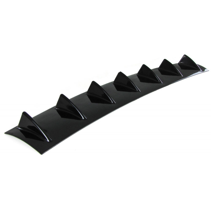 Βλησαρούλης Car Center - Diffuser Πίσω Προφυλακτήρα Universal Με 7 Πτερύγια Μαύρο Από Abs Πλαστικό 1 Τεμάχιο