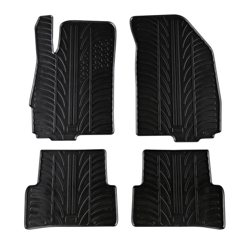 Βλησαρούλης Car Center - Πατάκια Αυτοκινήτου Gledring 0187 Chevrolet Aveo 2011- Μαύρο 4 Τεμάχια