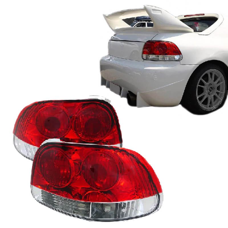 Βλησαρούλης Car Center - Πισινά Φανάρια Set Για Honda CRX Del Sol 92-98 Κόκκινο/Crystal Reliable Auto Parts