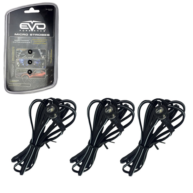 Βλησαρούλης Car Center - Διακοσμητικά Led Μini Εvo Πολλαπλών Χρήσεων Εσωτερικού & Εξωτερικού Χώρου Που Αναβοσβήνουν Λευκό Χρώμα 2 Τεμάχια
