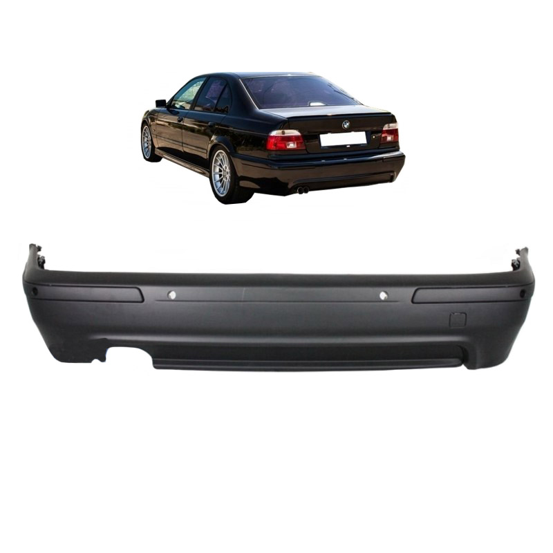 Βλησαρούλης Car Center - Πισινός Προφυλακτήρας Για Bmw 5 E39 95-03 Sedan M5 Look Με Μονή Εξάτμιση & PDC