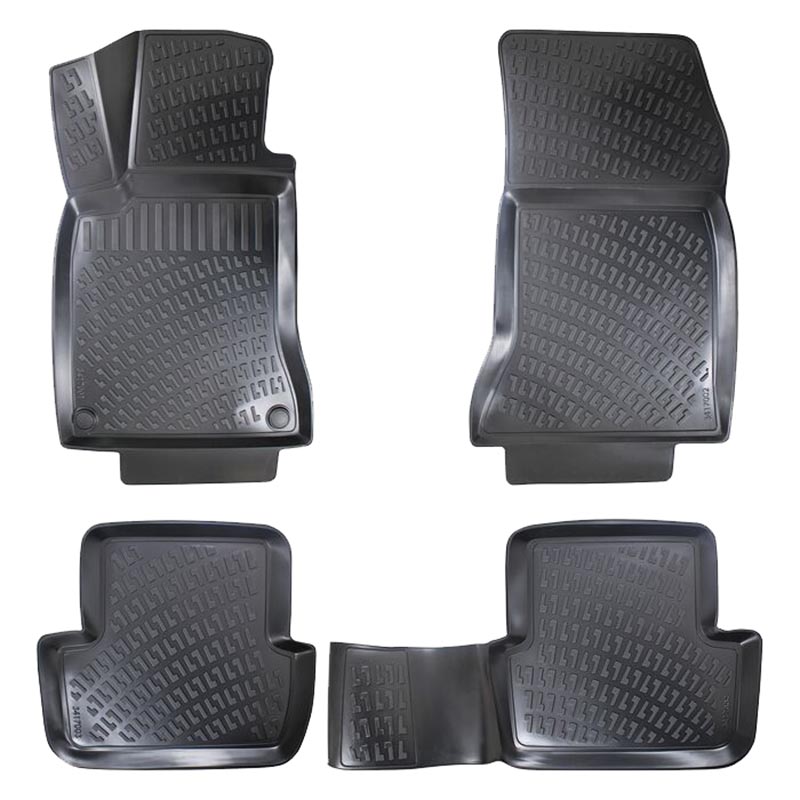 Βλησαρούλης Car Center - Πατάκια Σκαφάκια 3D Από Λάστιχο TPE Για Mercedes W176/W177/Β-CLΑSS W246/CLΑ/GLA  Rizline 4 Τεμάχια Μαύρα