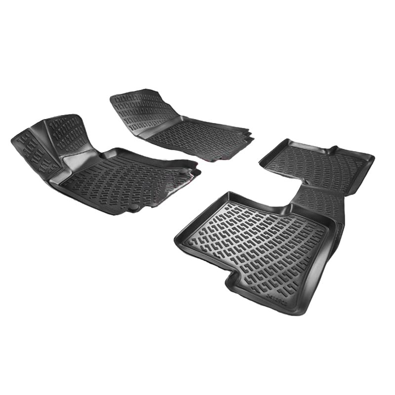 Βλησαρούλης Car Center - Πατάκια Σκαφάκια 3D Από Λάστιχο TPE Για Mercedes C-Class W202/W204/CLΚ W209  Rizline 4 Τεμάχια Μαύρα