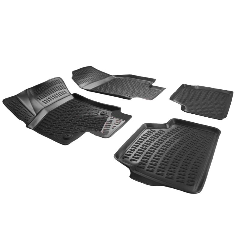Βλησαρούλης Car Center - Πατάκια Σκαφάκια 3D Από Λάστιχο TPE Για Opel Astra H 2004-2009 Rizline 4 Τεμάχια Μαύρα
