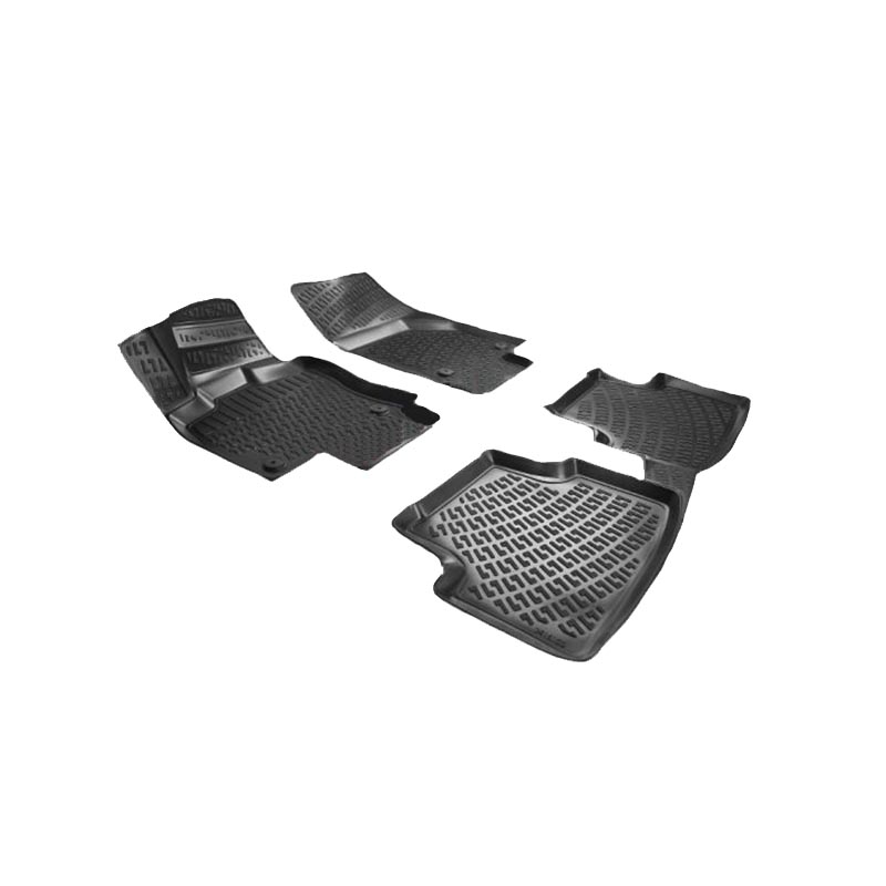 Βλησαρούλης Car Center - Πατάκια Σκαφάκια 3D Από Λάστιχο TPE Για Skoda Octavia 2013- Rizline 4 Τεμάχια Μαύρα
