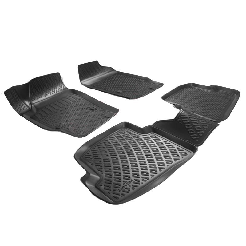 Βλησαρούλης Car Center - Πατάκια Σκαφάκια 3D Από Λάστιχο TPE Για Suzuki Vitara 2016- Rizline 4 Τεμάχια Μαύρα