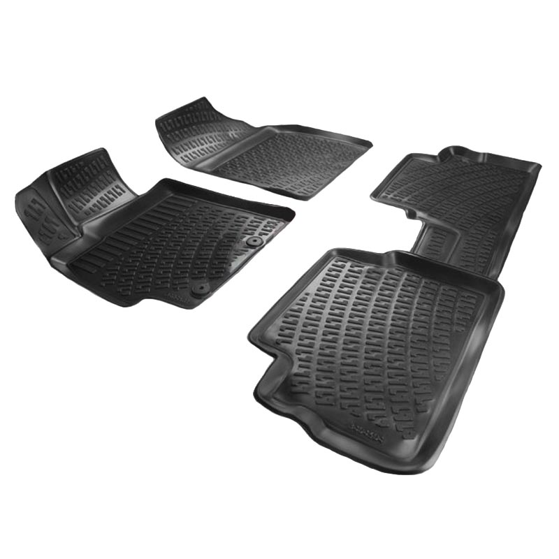Βλησαρούλης Car Center - Πατάκια Σκαφάκια 3D Από Λάστιχο TPE Για Toyota Auris 2007-2012 Rizline 4 Τεμάχια Μαύρα