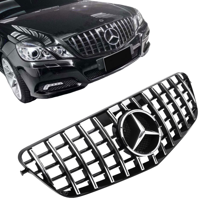 Βλησαρούλης Car Center - Μάσκα Για Mercedes-Benz E-Class W212 09-13 GT Amg Panamericana Look Μαύρο/Χρώμιο 1 Τεμάχιο
