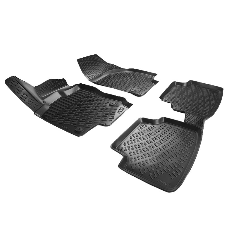 Βλησαρούλης Car Center - Πατάκια Σκαφάκια 3D Από Λάστιχο TPE Για VW Tiguan 2015- Rizline 4 Τεμάχια Μαύρα
