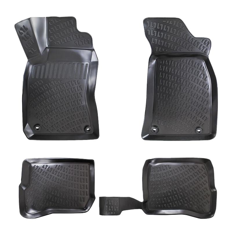 Βλησαρούλης Car Center - Πατάκια Σκαφάκια 3D Από Λάστιχο TPE Για Audi A4 1996-2000 Rizline 4 Τεμάχια Μαύρα