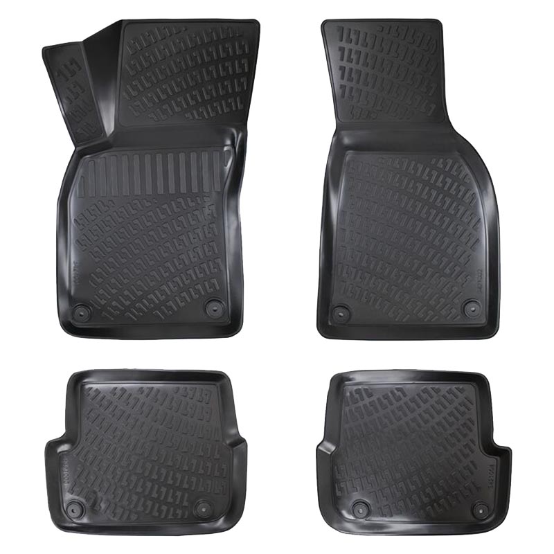Βλησαρούλης Car Center - Πατάκια Σκαφάκια 3D Από Λάστιχο TPE Για Audi A4 B6 2001-2004 / A4 B7 2004-2007 Rizline 4 Τεμάχια Μαύρα