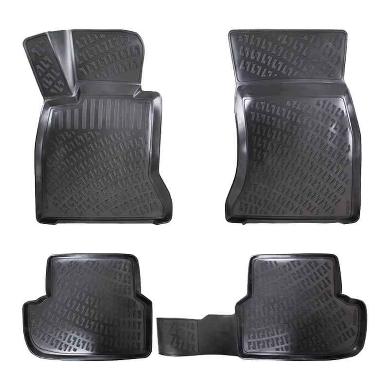 Βλησαρούλης Car Center - Πατάκια Σκαφάκια 3D Από Λάστιχο TPE Για ΒΜW Series 5 G30 2017- Rizline 4 Τεμάχια Μαύρα