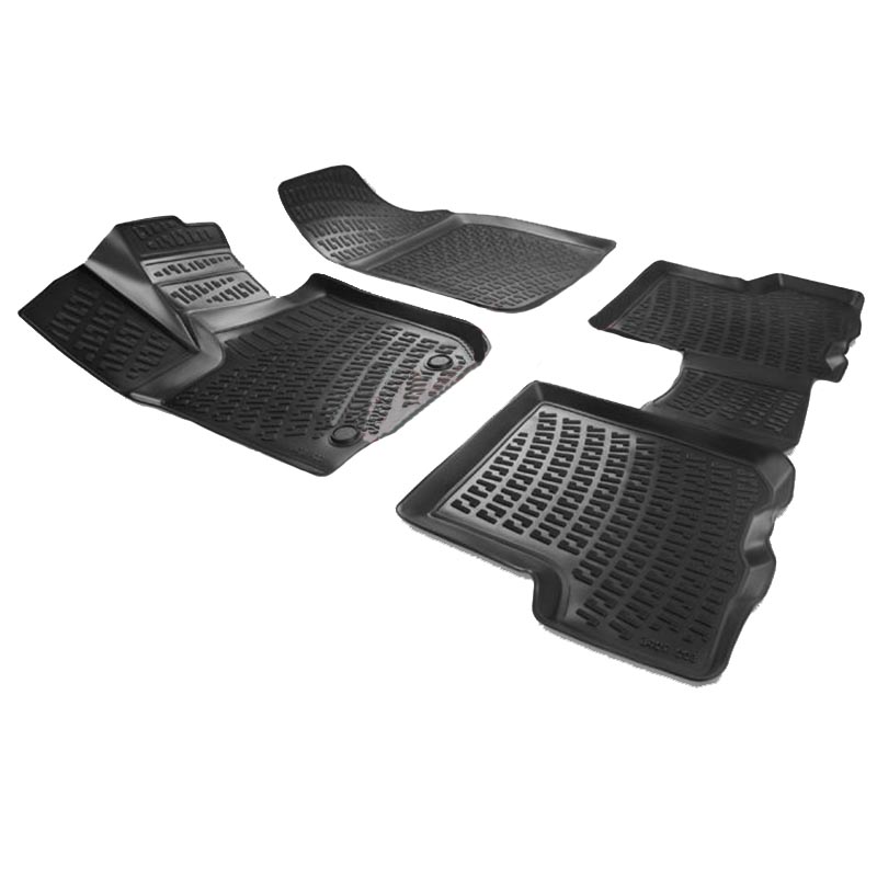 Βλησαρούλης Car Center - Πατάκια Σκαφάκια 3D Από Λάστιχο TPE Για Dacia Dokker 2012-/ Dacia Lodgy 2012- Rizline 4 Τεμάχια Μαύρα