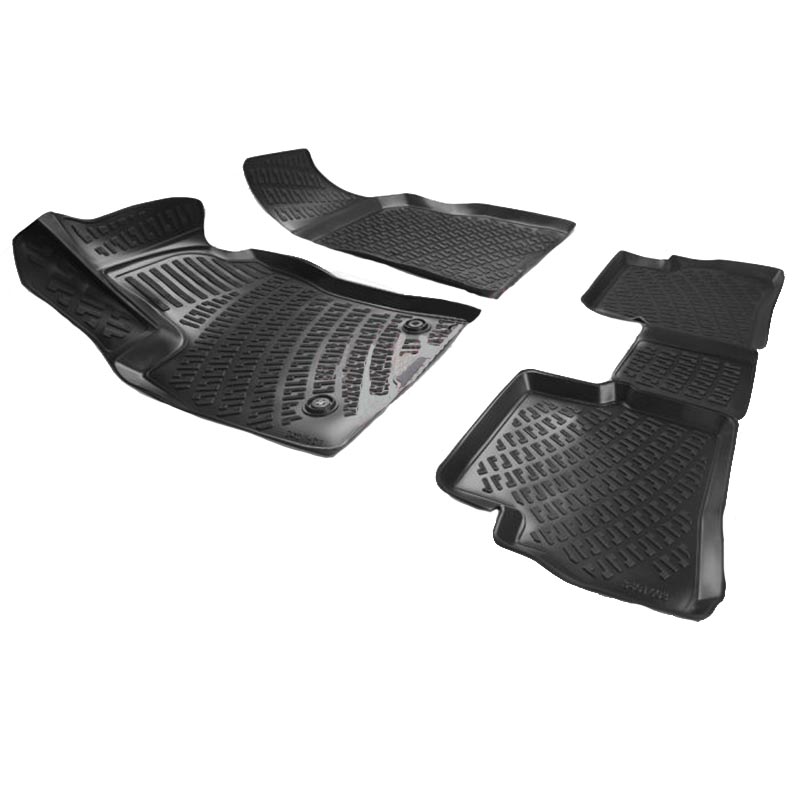 Βλησαρούλης Car Center - Πατάκια Σκαφάκια 3D Από Λάστιχο TPE Για Fiat Doblo 2009-2015 / Opel Combo D 11-17  RL108060/2015- Rizline 4 Τεμάχια Μαύρα
