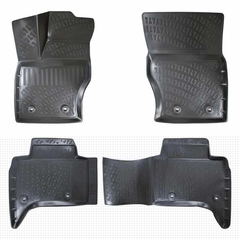 Βλησαρούλης Car Center - Πατάκια Σκαφάκια 3D Από Λάστιχο TPE Για Land Rover Range Rover Sport L494 2013- Rizline 4 Τεμάχια Μαύρα