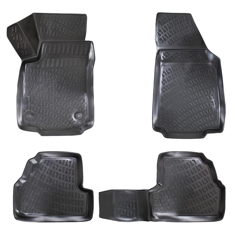Βλησαρούλης Car Center - Πατάκια Σκαφάκια 3D Από Λάστιχο TPE Για Opel Mokka 12-19 / Chevrolet Trax 12+ Rizline 4 Τεμάχια Μαύρα
