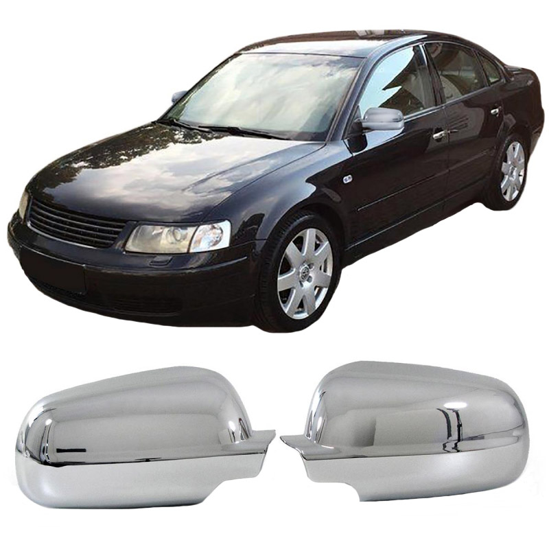 Βλησαρούλης Car Center - Καπάκια Καθρεφτών Για VW Passat 3B 97-00 (2 Μεγάλοι Καθρέφτες) Χρωμίου 2 Τεμάχια