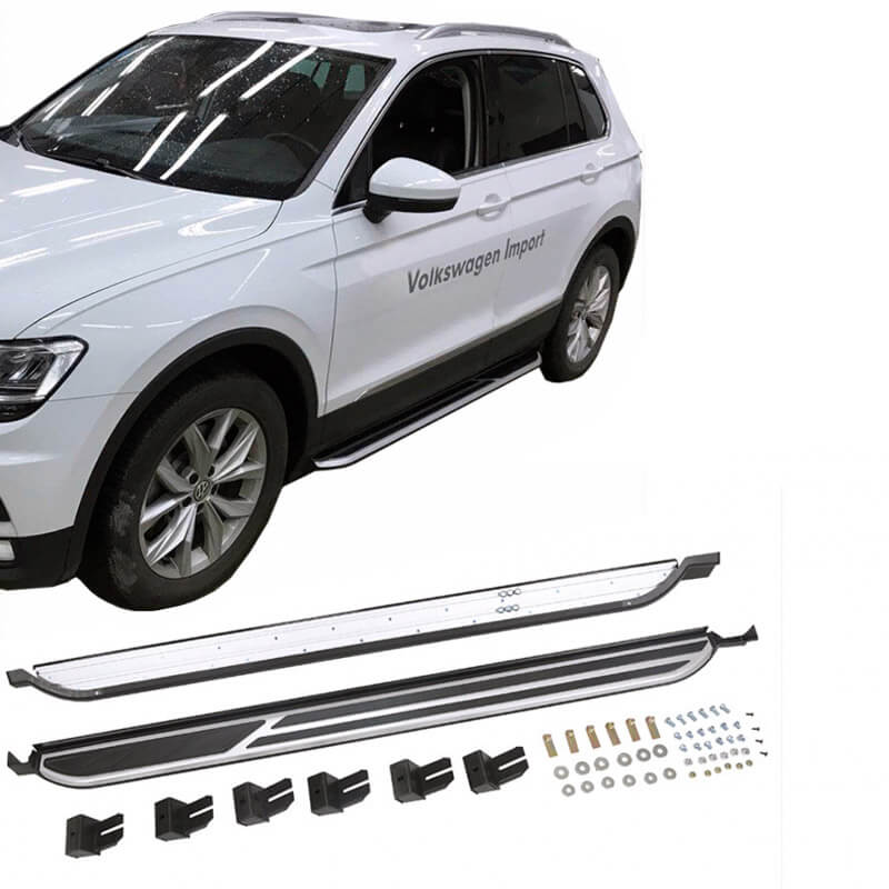 Βλησαρούλης Car Center - Πλαινά Σκαλοπάτια Για VW Tiguan mk2 2016+ Oem Look 2 Τεμάχια
