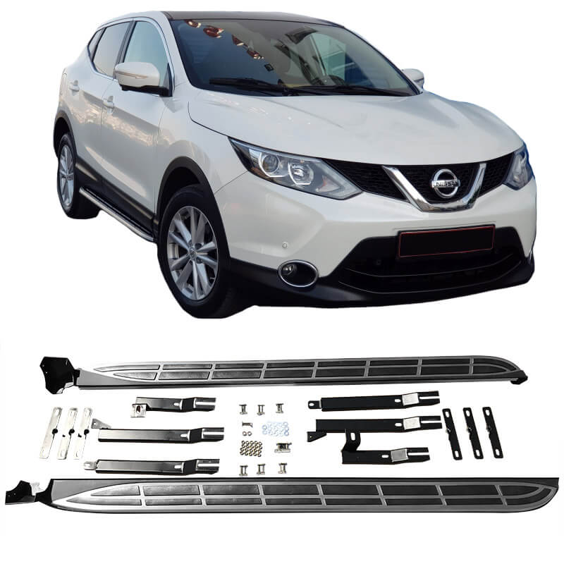 Βλησαρούλης Car Center - Πλαινά Σκαλοπάτια Για Nissan Qashqai J11 2014+ Oem Look 2 Τεμάχια