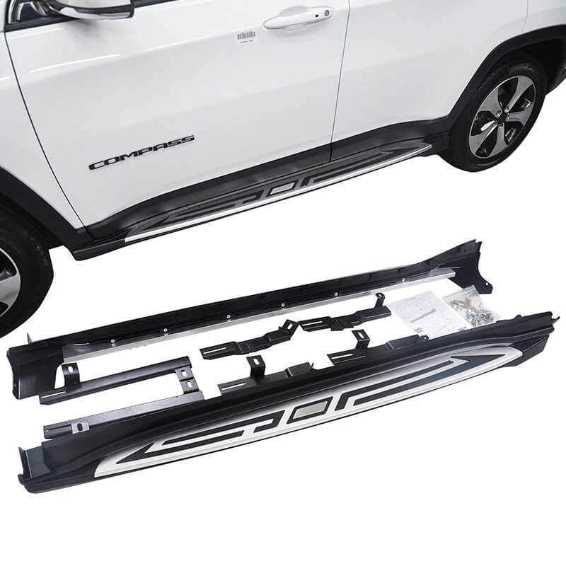 Βλησαρούλης Car Center - Πλαινά Σκαλοπάτια Για Jeep Compass 17+ 2 Τεμάχια