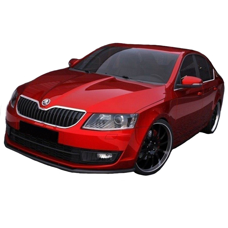 Βλησαρούλης Car Center - Μπροστινό Spoiler Για Skoda Octavia 3 (5E) 13-20 Glossy Black Maxton Design 1 Τεμάχιο