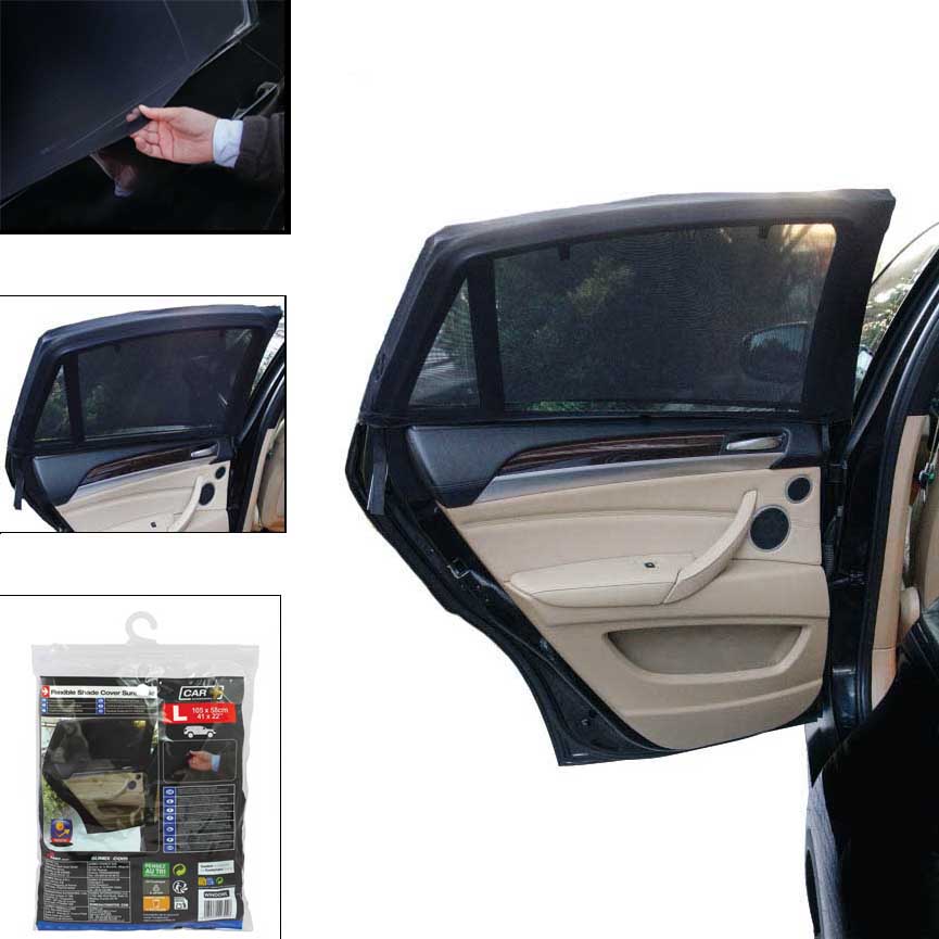 Βλησαρούλης Car Center - Ηλιοπροστασίες Κουρτινάκια Πλαϊνά Flexible Sunshade Large 105  x 56 cm WINDRTL