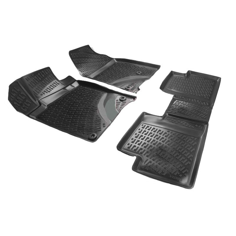 Βλησαρούλης Car Center - Πατάκια Σκαφάκια 3D Από Λάστιχο TPE Για Honda Civic 2016- Rizline 4 Τεμάχια Μαύρα