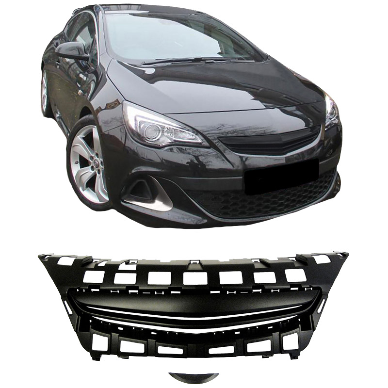 Βλησαρούλης Car Center - Μάσκα Για Opel Astra J 3D GTC 12-15 Χωρίς Σήμα Μαύρη 1 Τεμάχιο