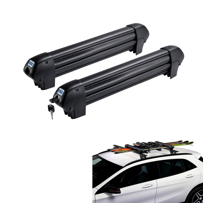 Βλησαρούλης Car Center - Μπάρες Βάσεις Σκι / Snowboard Cruz Ski Rack Dark 4 940-222 (4 Ζεύγη Σκι ή 2 Snowboards) 2 Τεμάχια